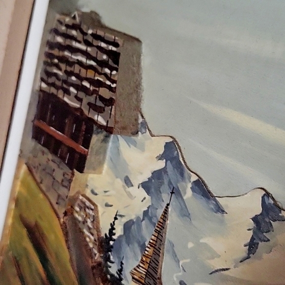 3-D CARVED WOOD WALL ART SIGNED - Picture 3 of 7